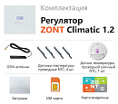ZONT Climatic 1.2 Погодозависимый автоматический GSM / Wi-Fi регулятор (1 ГВС + 2 прямых/смесительных) с доставкой в Коломну